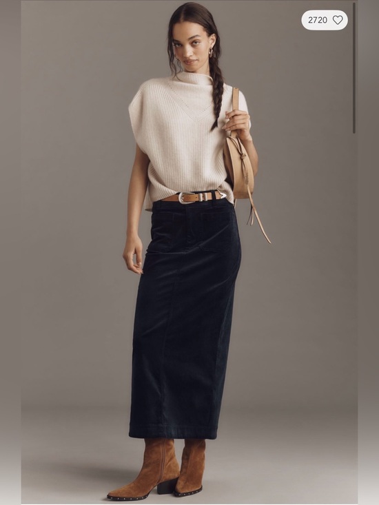 Maeve Dresses & Skirts - NWT Anthropologie Maeve Colette Maxi Corduroy Skirt size medium